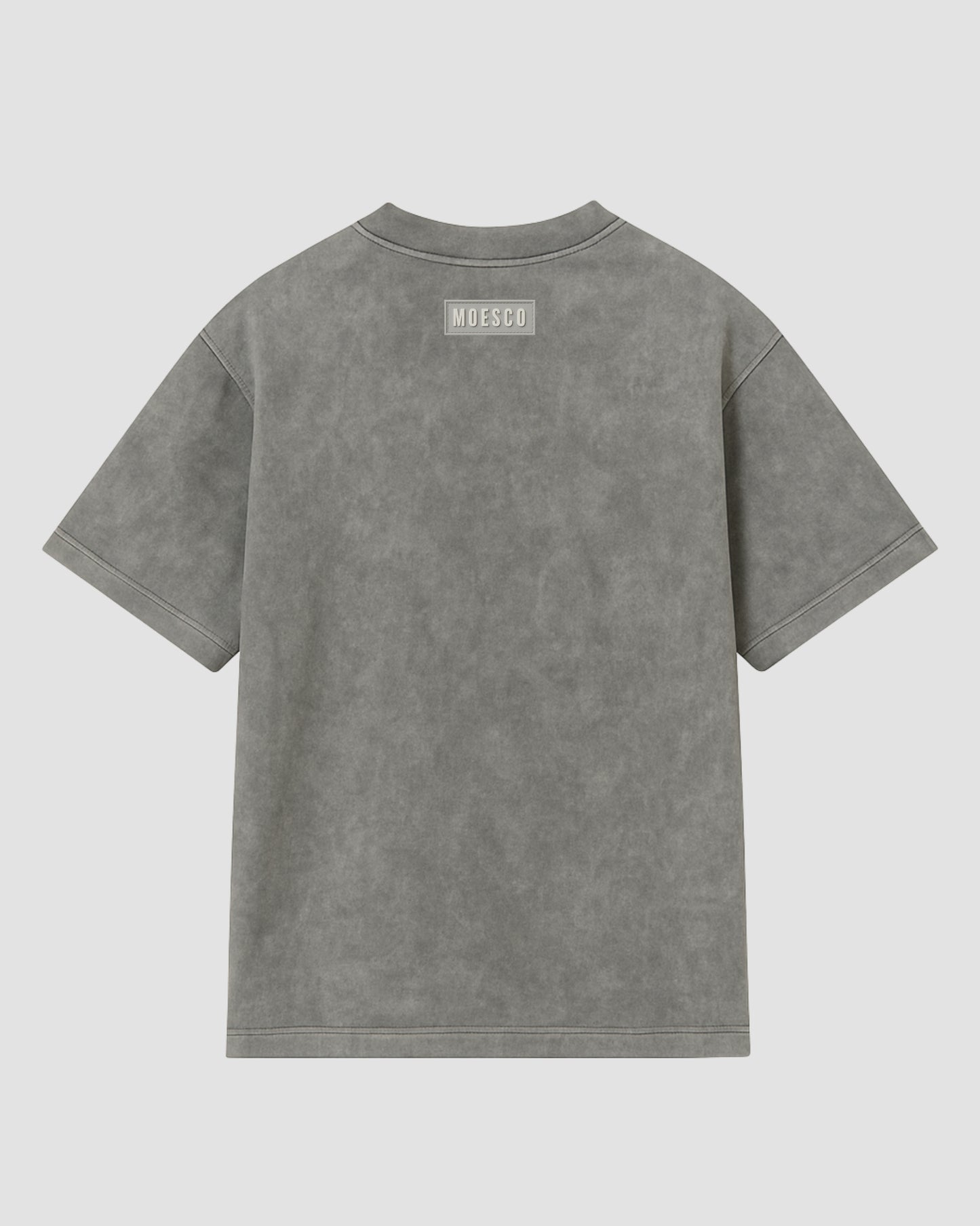 ANOTHER DIMENSION ACID WASH TSHIRT GREY MAN