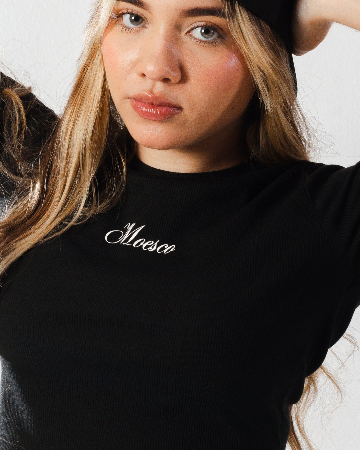 BASIC BABY TEE BLACK TOP WOMEN