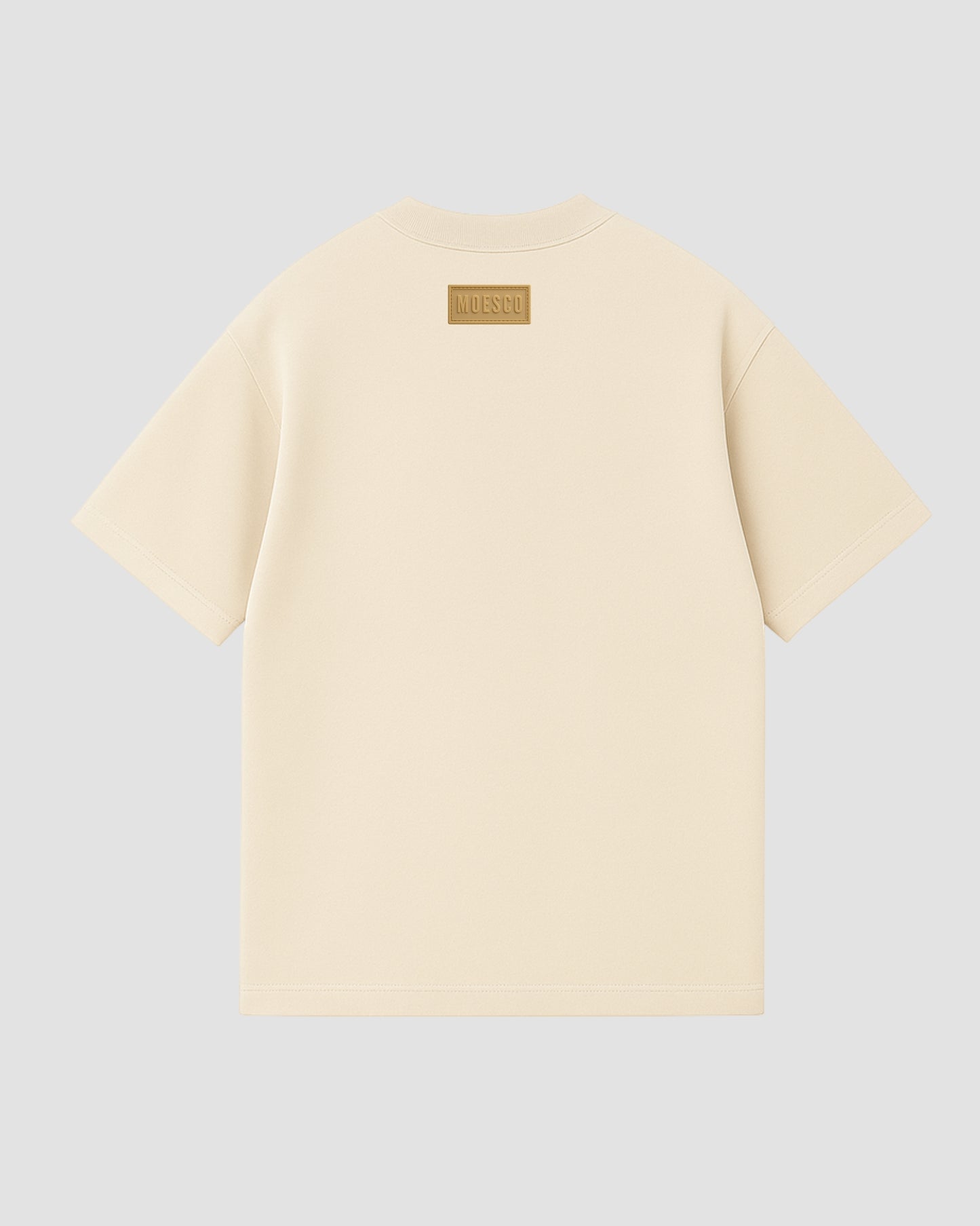 BASIC MOESCO LOGO T-SHIRT BEIGE MAN