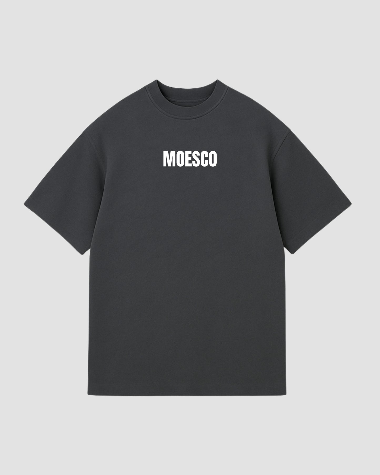 BASIC MOESCO LOGO T-SHIRT GREY MAN
