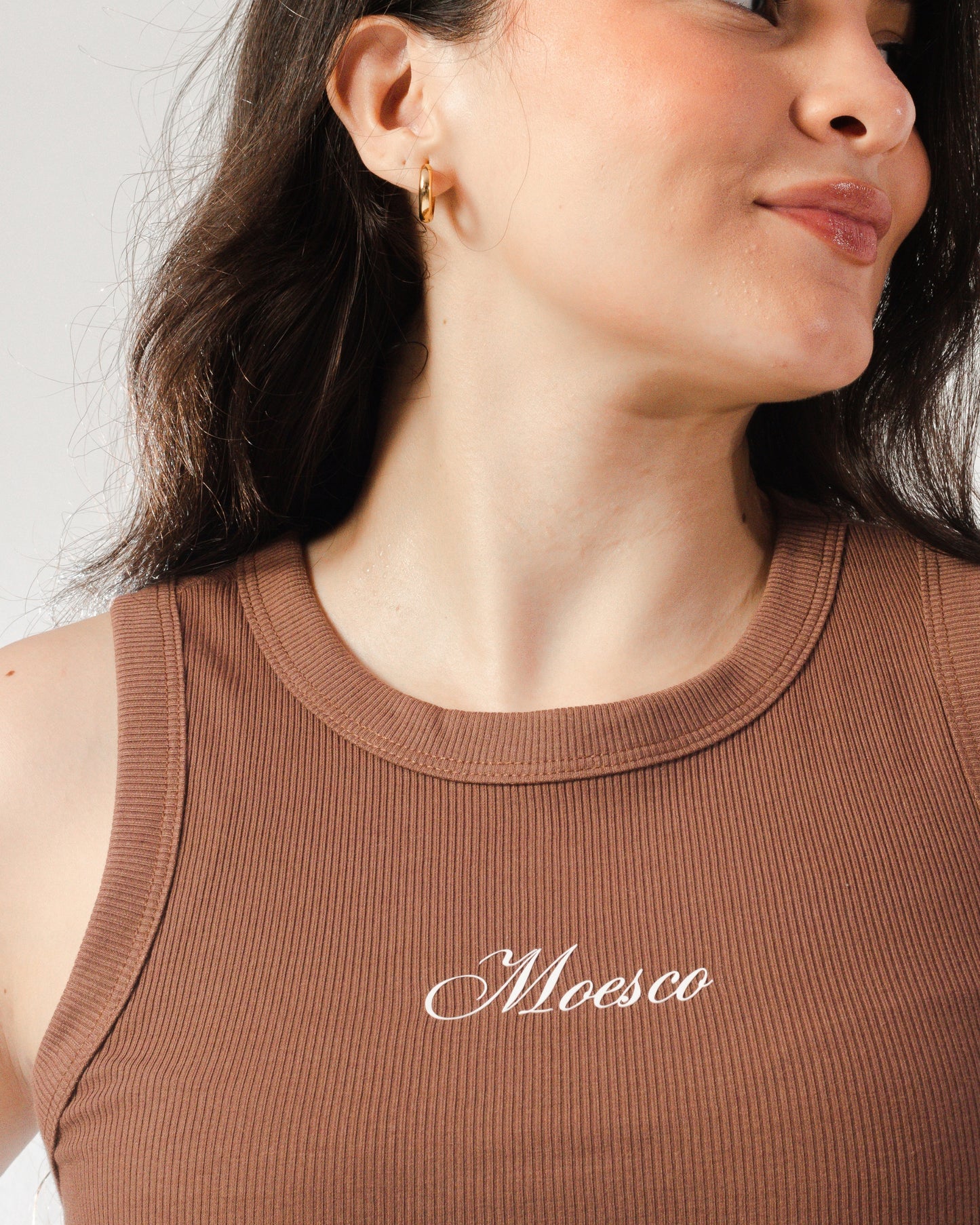 TANK TOP BASIC MOESCO BROWN WOMEN