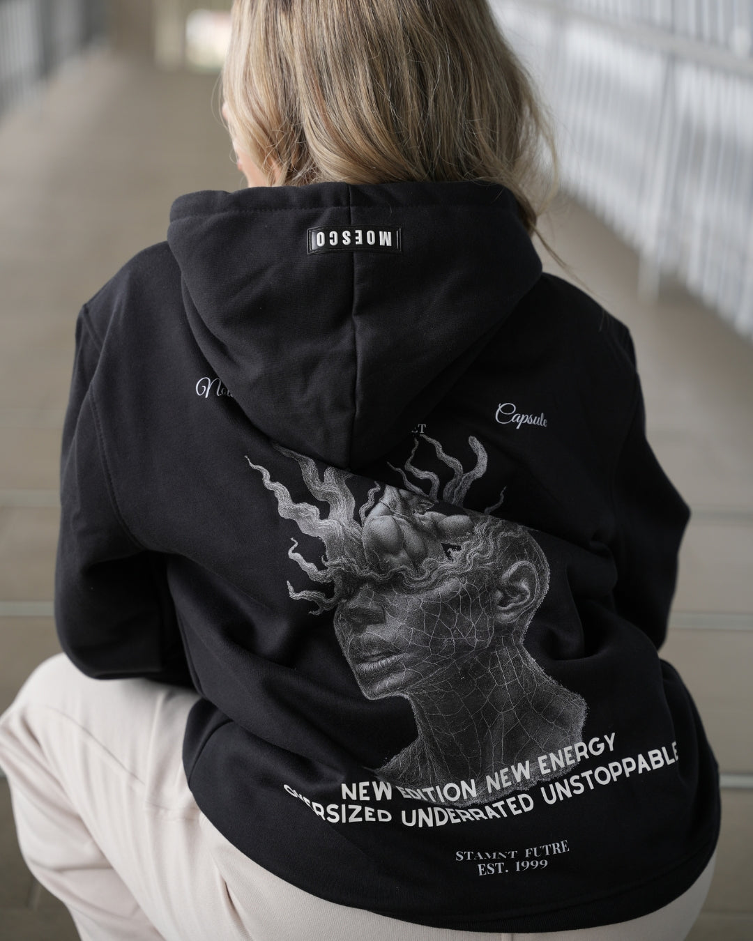 NEW EDITION HOODIE BLACK WOMAN