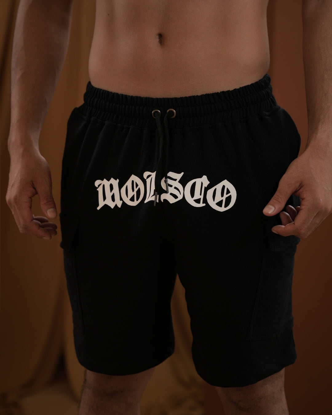 CARGO SHORTS BLACK MAN