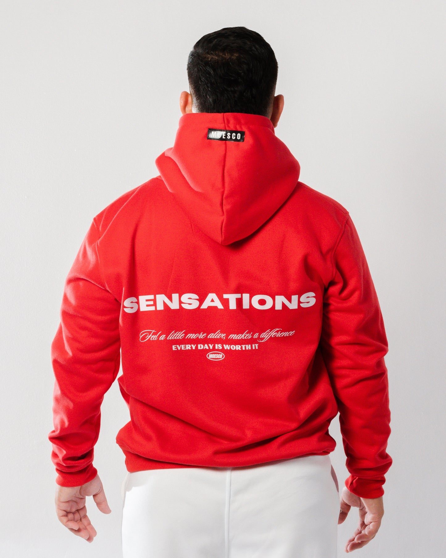 SENSATIONS HOODIE RED MAN