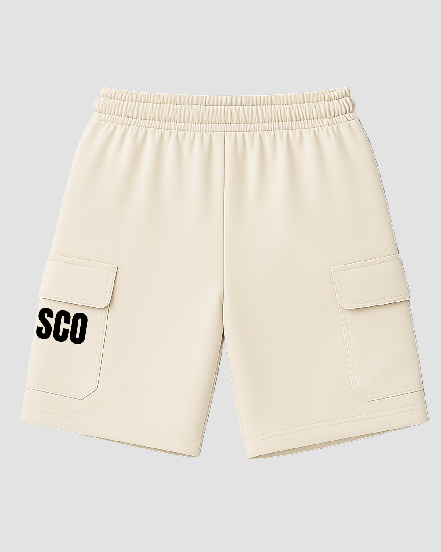 BASIC MOESCO CARGO SHORTS WHITE
