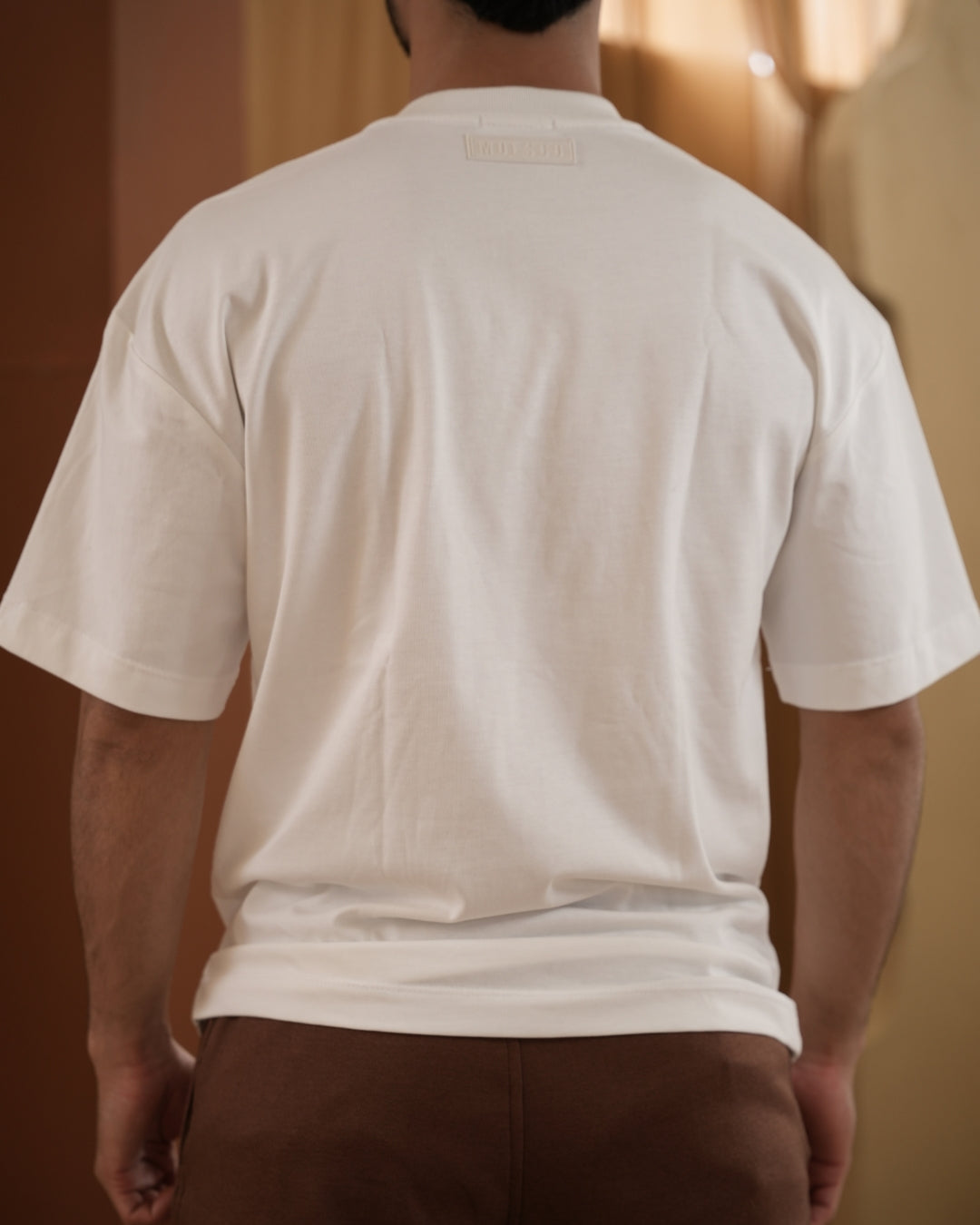 MOESCO LOGO SWEATSHIRT PANTS BROWN MAN