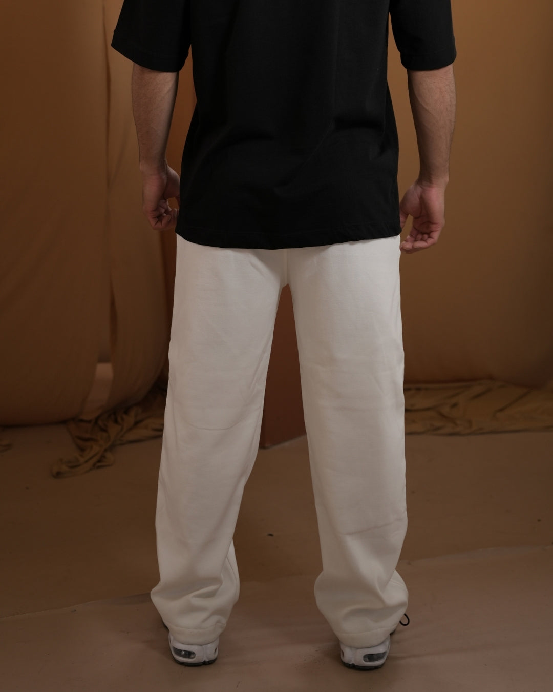 MOESCO LOGO SWEATSHIRT PANTS WHITE MAN