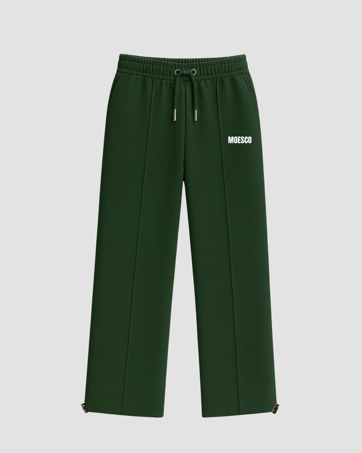 MOESCO LOGO SWEATSHIRT PANTS GREEN WOMAN