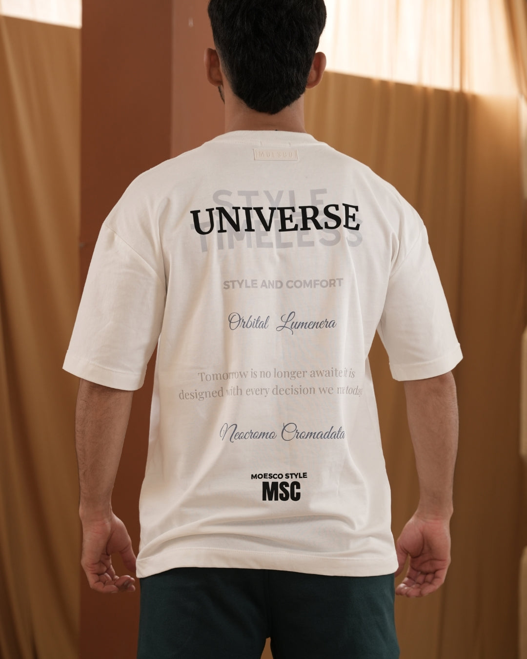 UNIVERSE T-SHIRT WHITE MAN