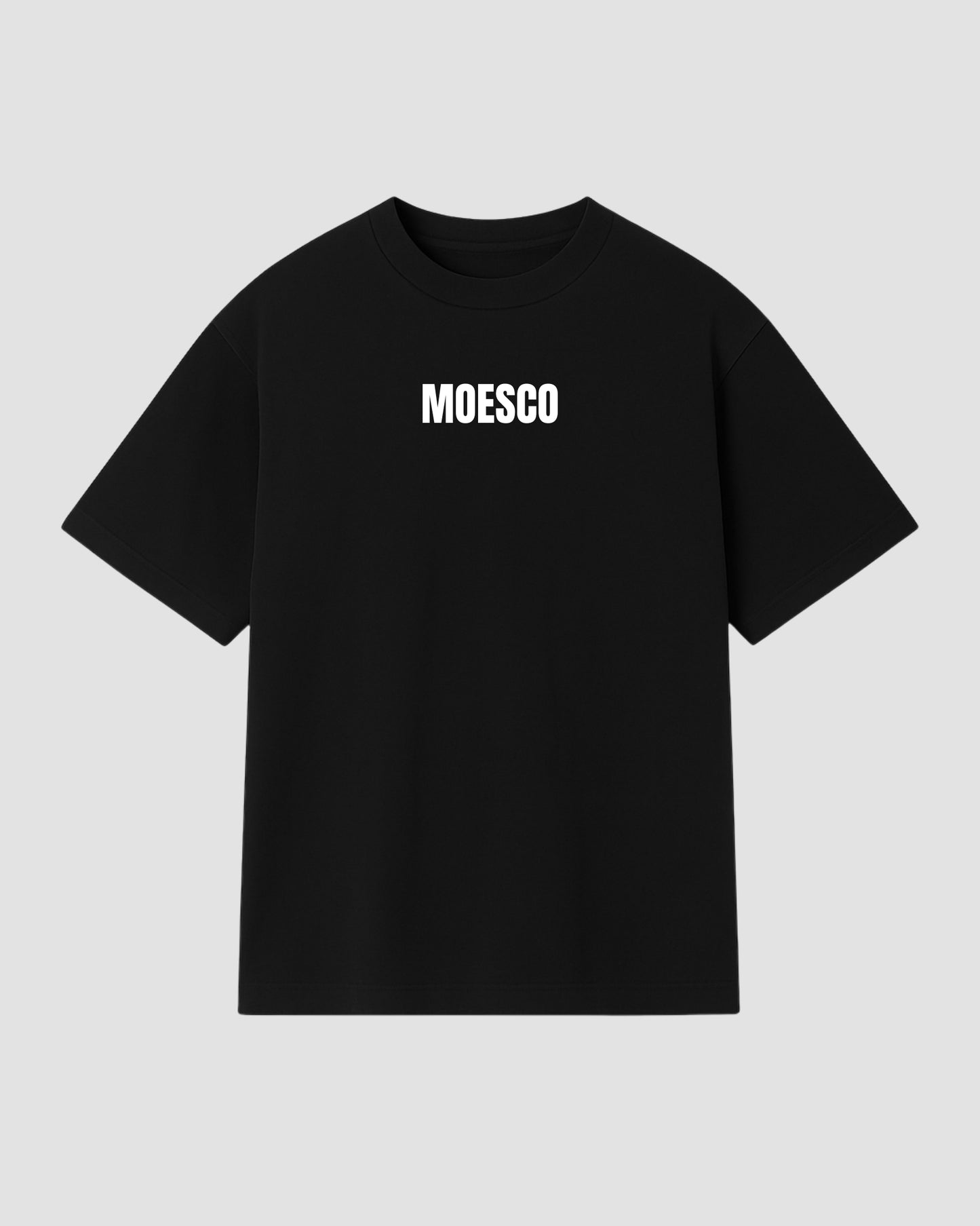 BASIC MOESCO LOGO T-SHIRT BLACK WOMAN