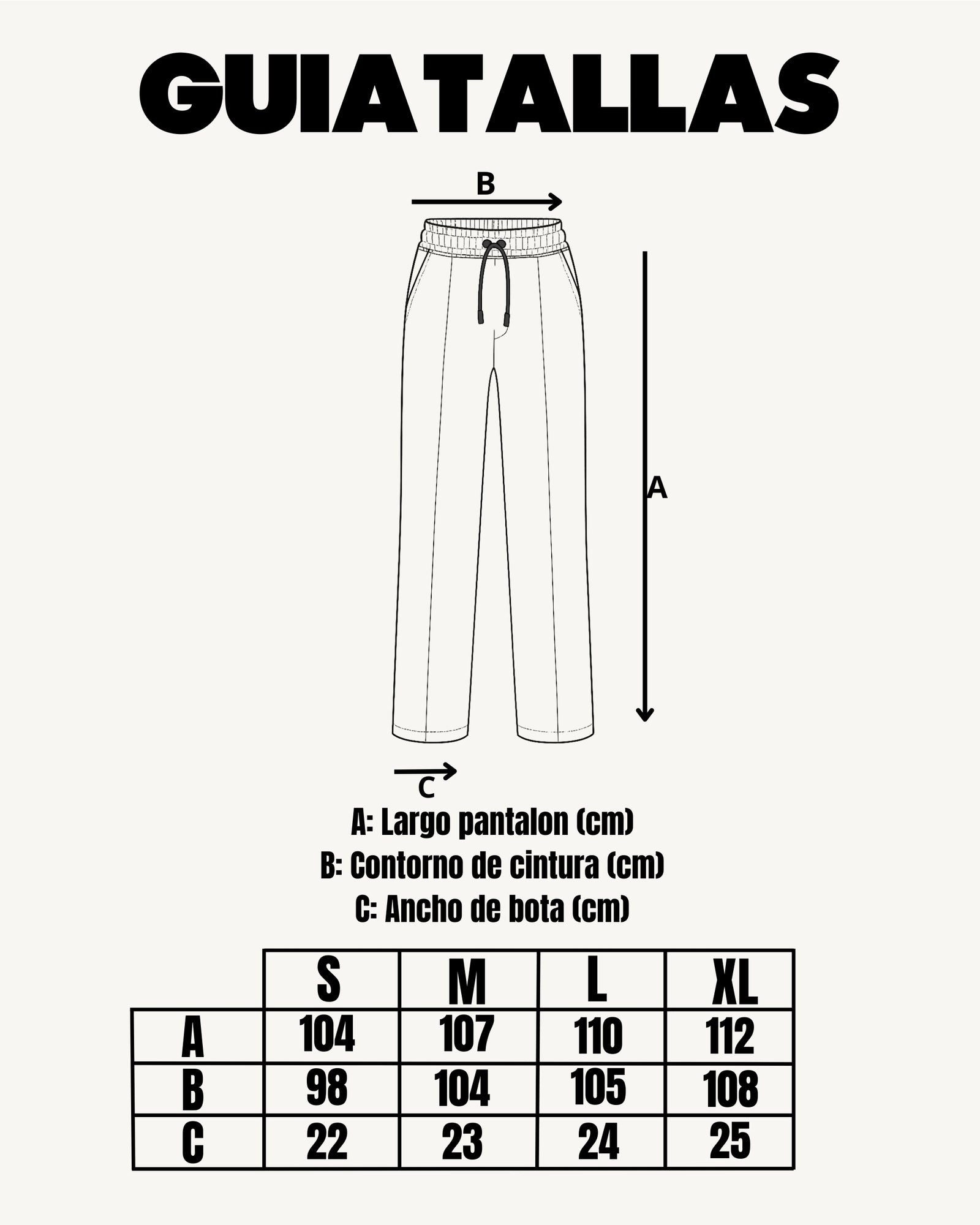 Guía de tallas - MOESCO LOGO SWEATSHIRT PANTS GREEN WOMAN