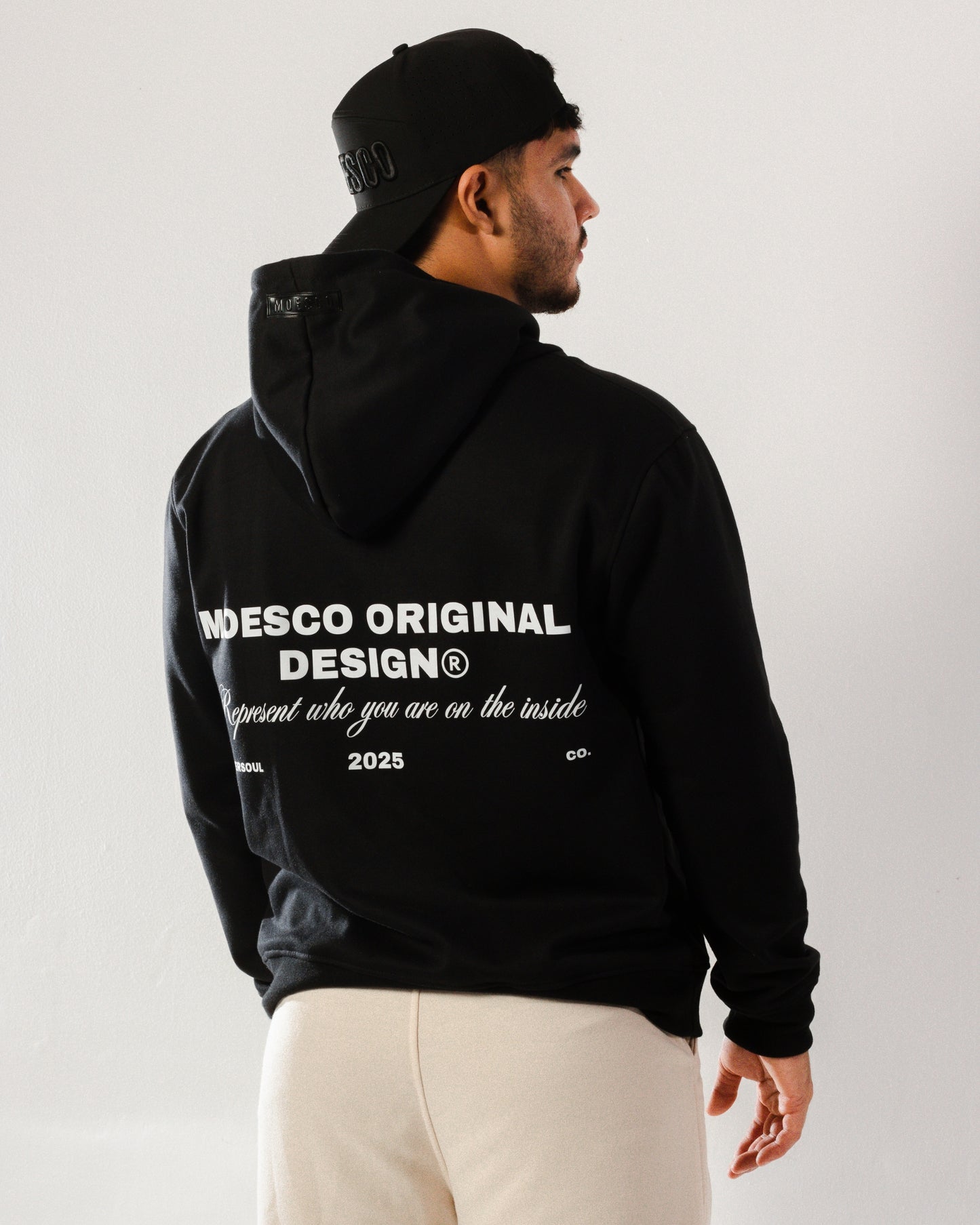 MOESCO ORIGINAL DESIGN HOODIE BLACK MAN