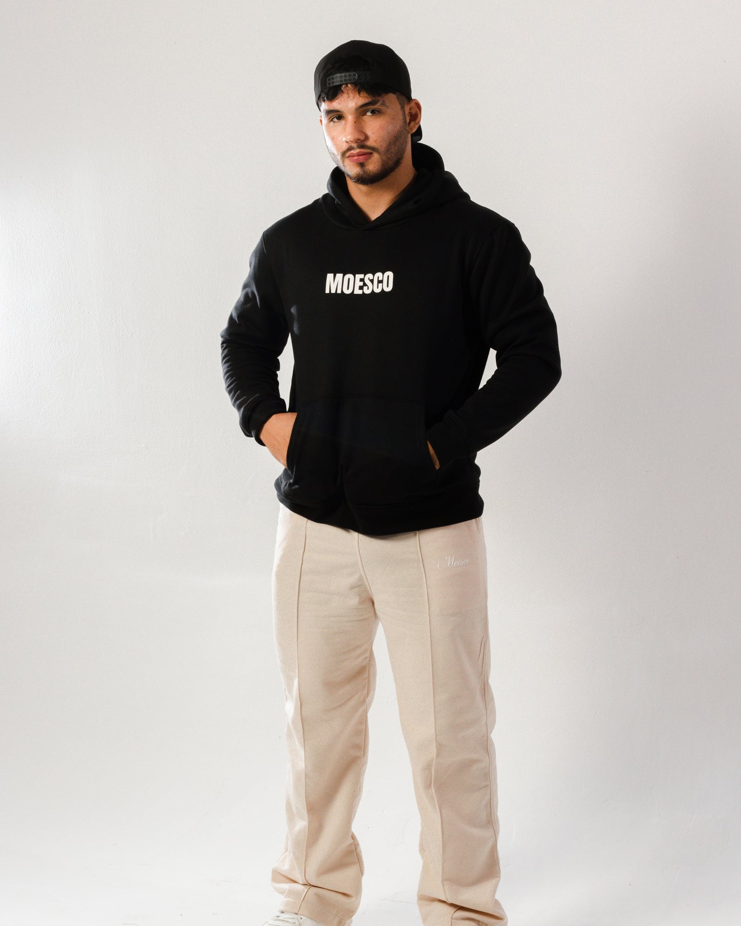 MOESCO ORIGINAL DESIGN HOODIE BLACK MAN