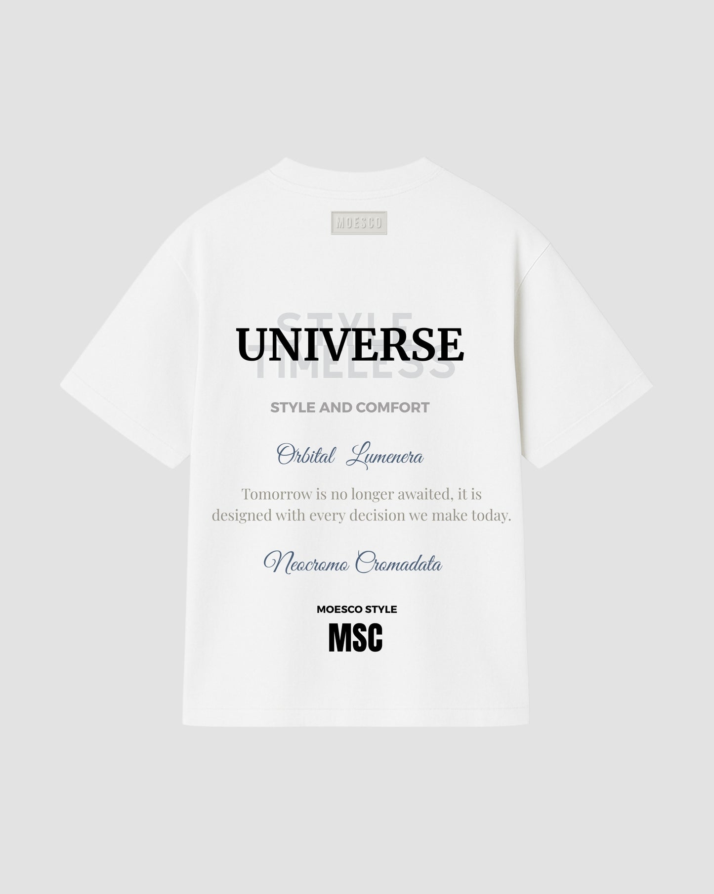 UNIVERSE T-SHIRT WHITE MAN
