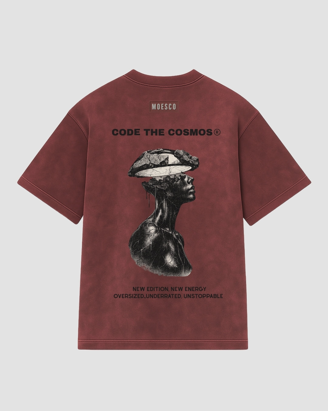 CODE COSMOS ACID T-SHIRT WINE MAN