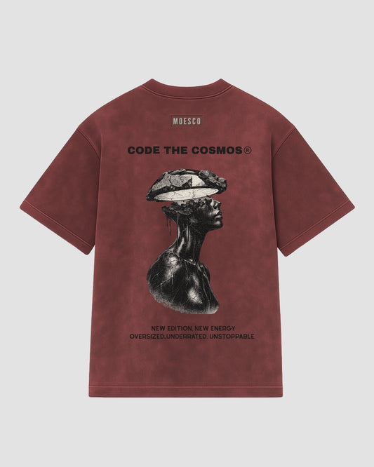 CODE COSMOS ACID T-SHIRT WINE MAN
