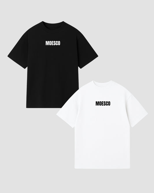 PACK X2 T-SHIRT (BLACK/WHITHE)