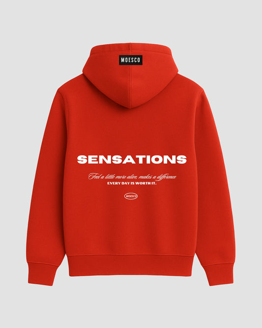 SENSATIONS HOODIE RED MAN