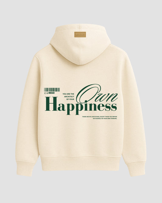 OWN HAPPINESS HOODIE IVORY MAN