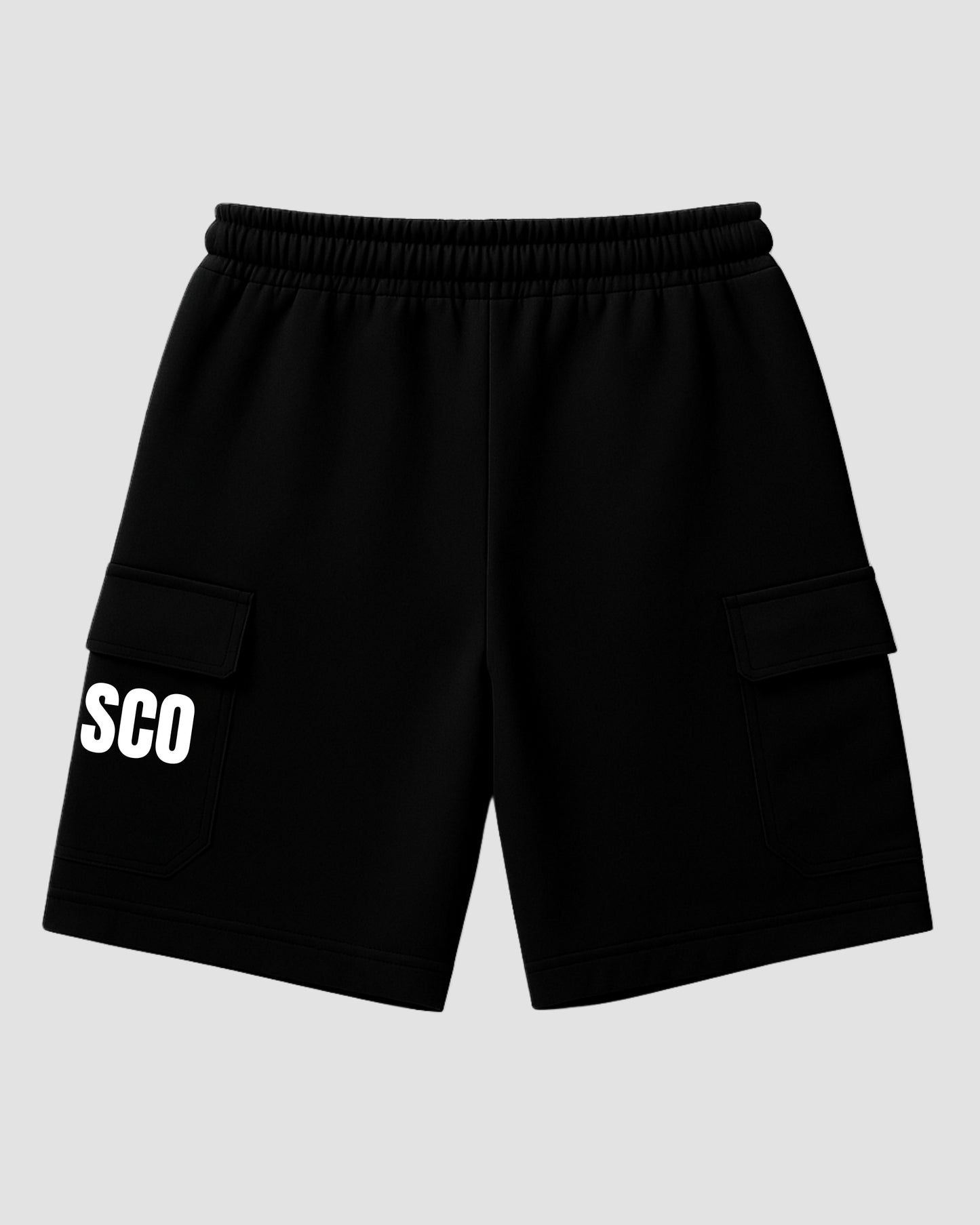 BASIC MOESCO CARGO SHORTS BLACK MAN