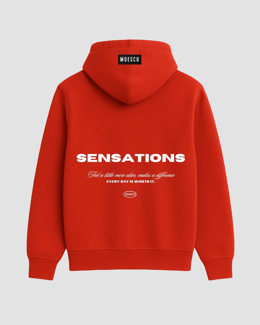 SENSATIONS HOODIE RED MAN