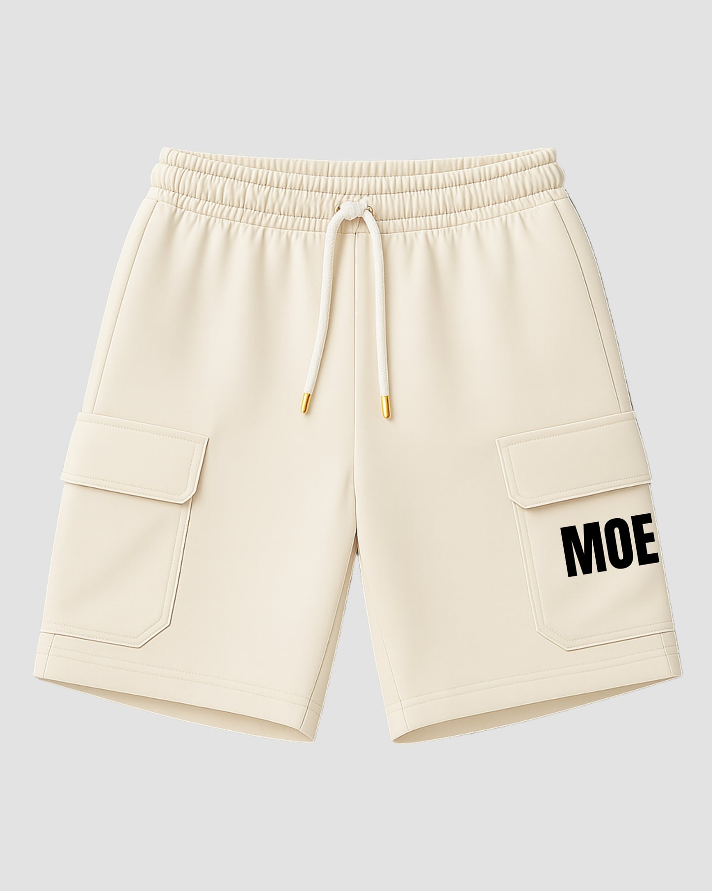 BASIC MOESCO CARGO SHORTS WHITE