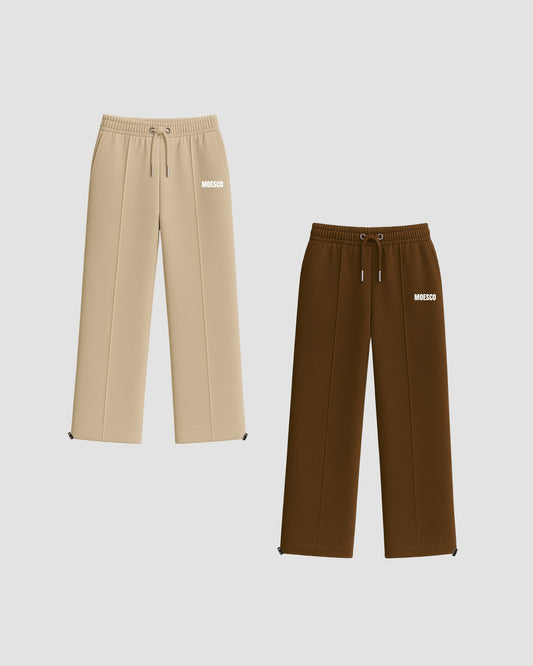 PACK X2 SWEATSHIRT PANTS MAN (BEIGE/BROWN)