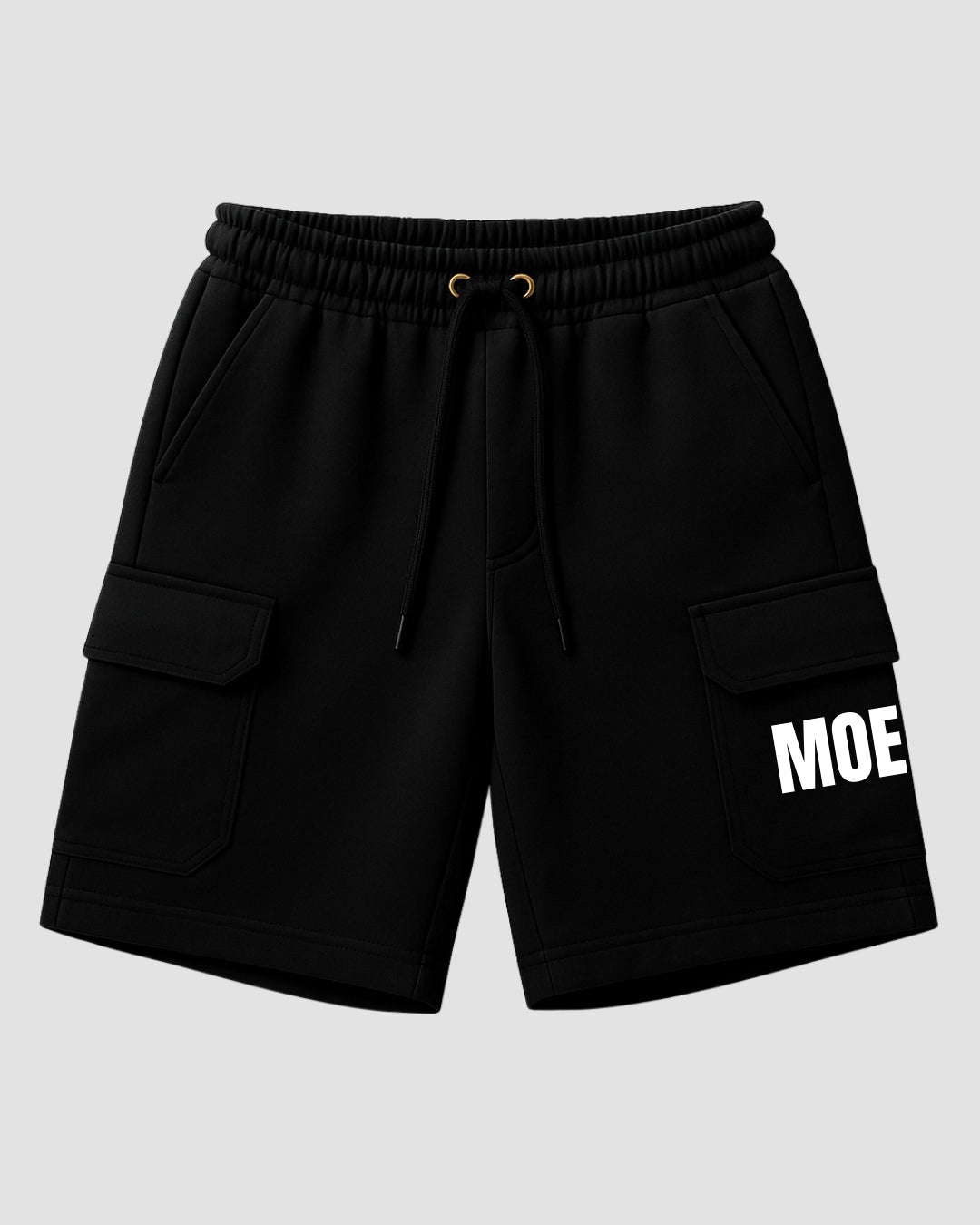 BASIC MOESCO CARGO SHORTS BLACK MAN