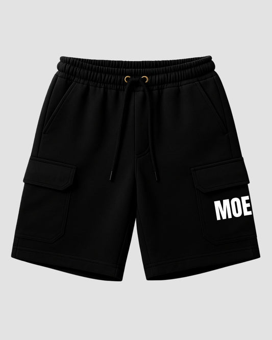 BASIC MOESCO CARGO SHORTS BLACK MAN