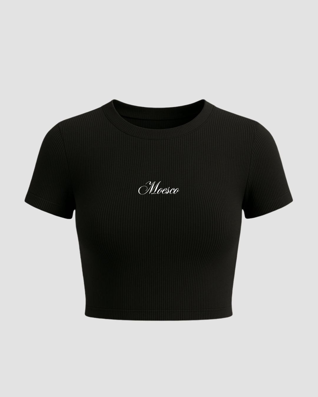 BASIC BABY TEE BLACK TOP WOMEN