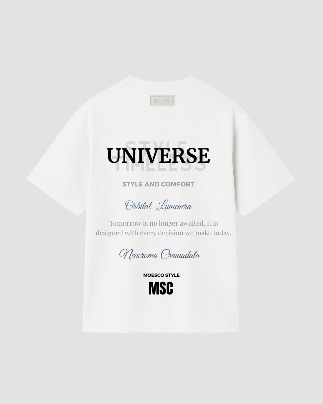 UNIVERSE T-SHIRT WHITE WOMAN