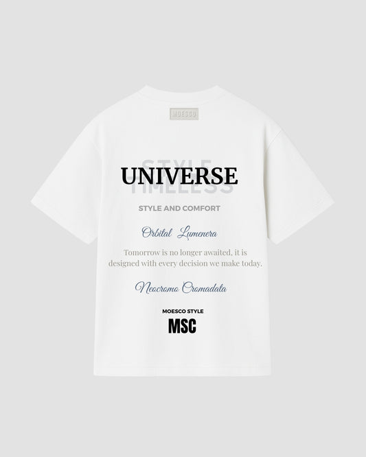 UNIVERSE T-SHIRT WHITE MAN