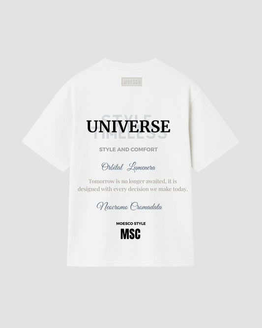 UNIVERSE T-SHIRT WHITE MAN