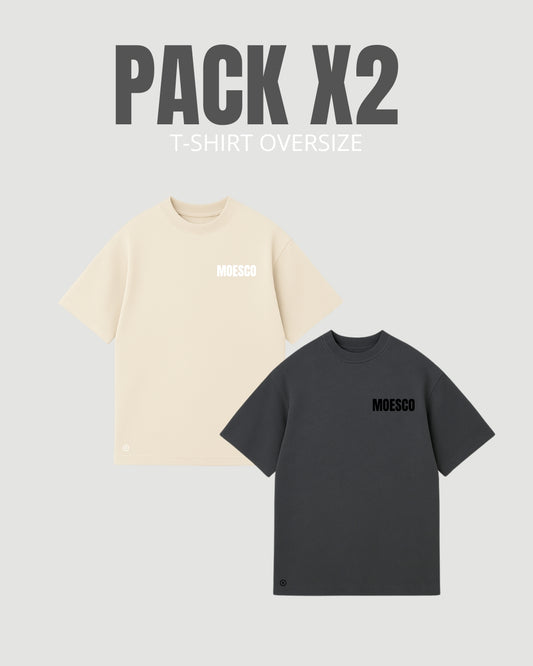 Oversize Nude/Gray Pack X2
